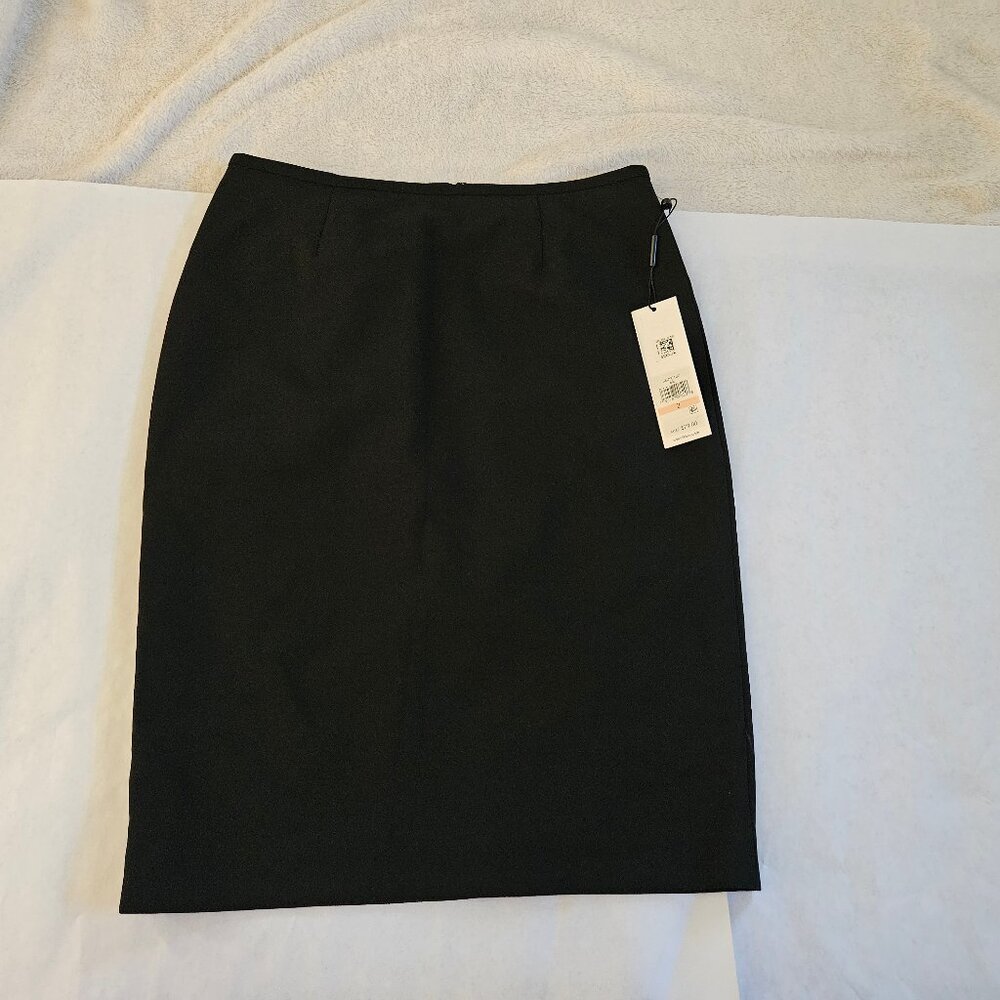 Calvin Klein Suit Pencil Skirt, Black, Size 2, NWT